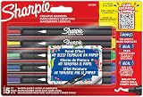 Sharpie Creative Marker Acrylic Paint Pens 5 Count Assorted Colours Bullet Tip