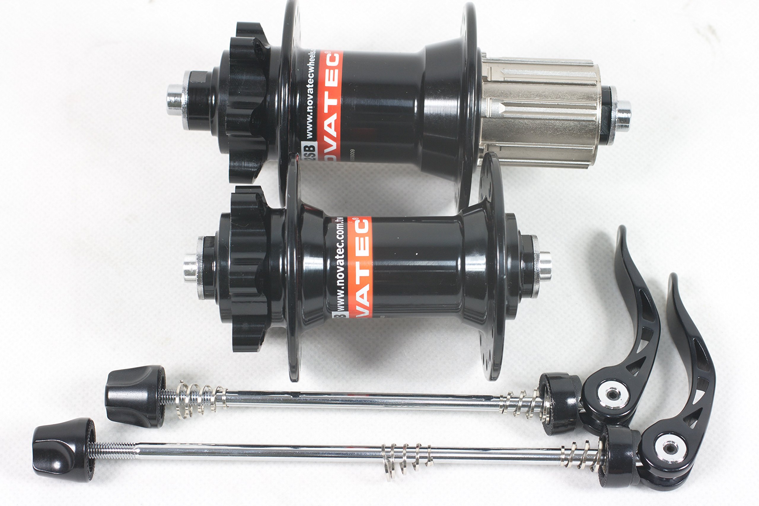 Novatec D041SB D042SB MTB Disc Hub Front and Rear Black