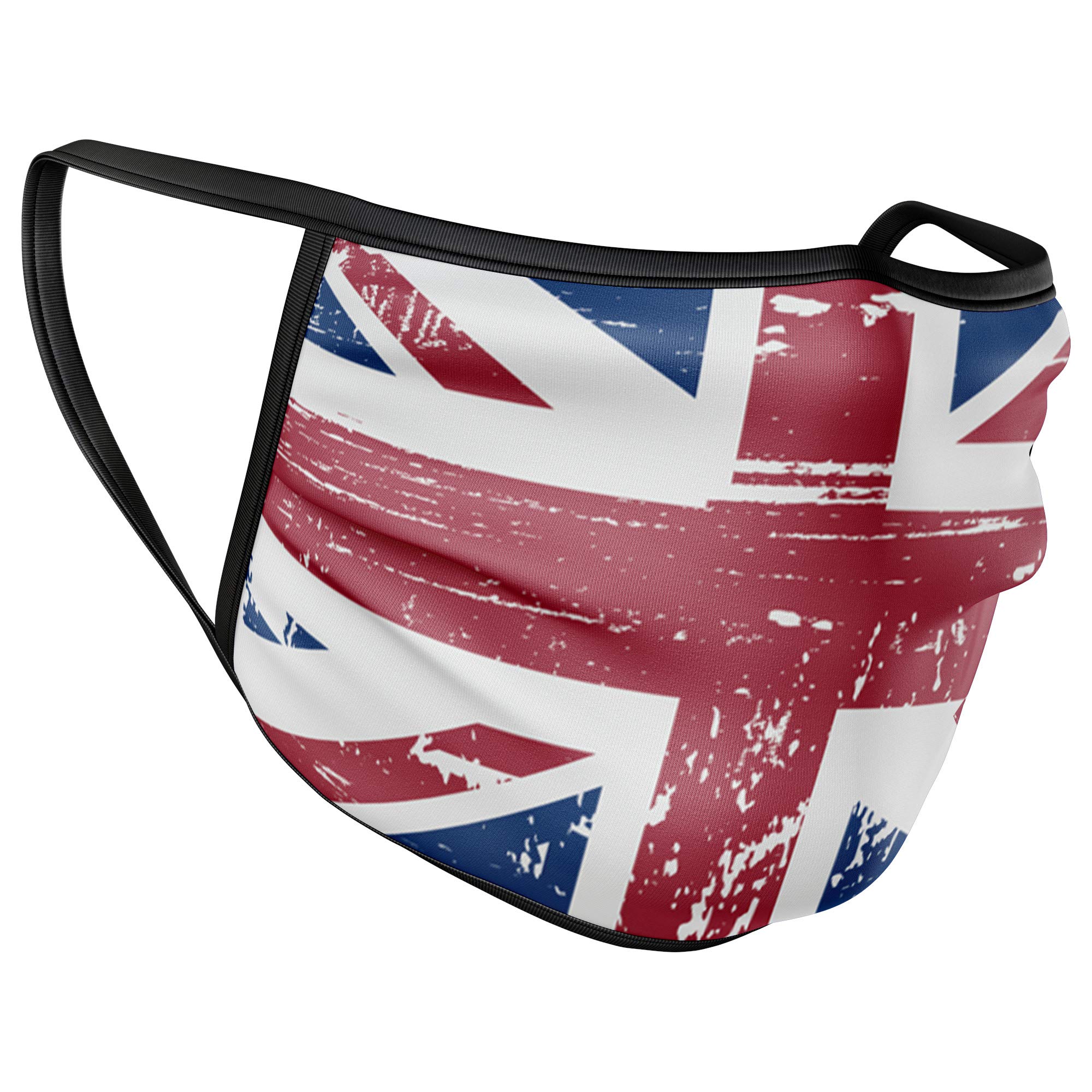 Purple Print House Men's Facemask Face Mask, Blue, L UK