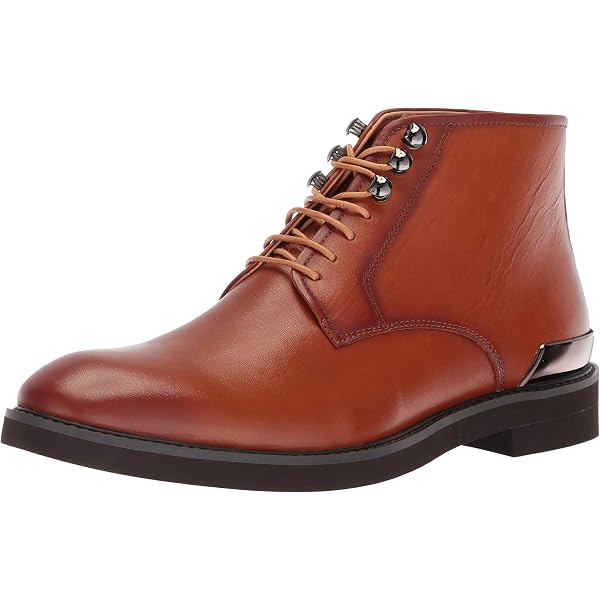 Zanzara Men's Catlett Fashion Boot | Soft Two-Toned Leather Chukka Style | Breathable Lining & Premium Insole - View #8