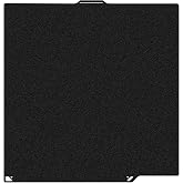 PEI Build Plate for Centauri Carbon/CC/Centauri Carbon 2/CC2 260x271MM | Black Double Sided Textured PEI Sheet Heated Bed Removable Flexible Spring Steel Platform for Elegoo 3D Printer Parts