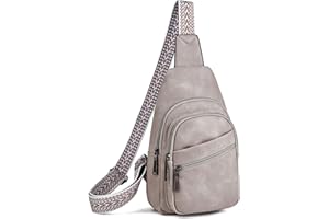 Mroede Sling Bag Crossbody Bags for Women Small Cross Body Bag Fanny Packs Chest Sling Purse for Daily Travel Leisure Sport