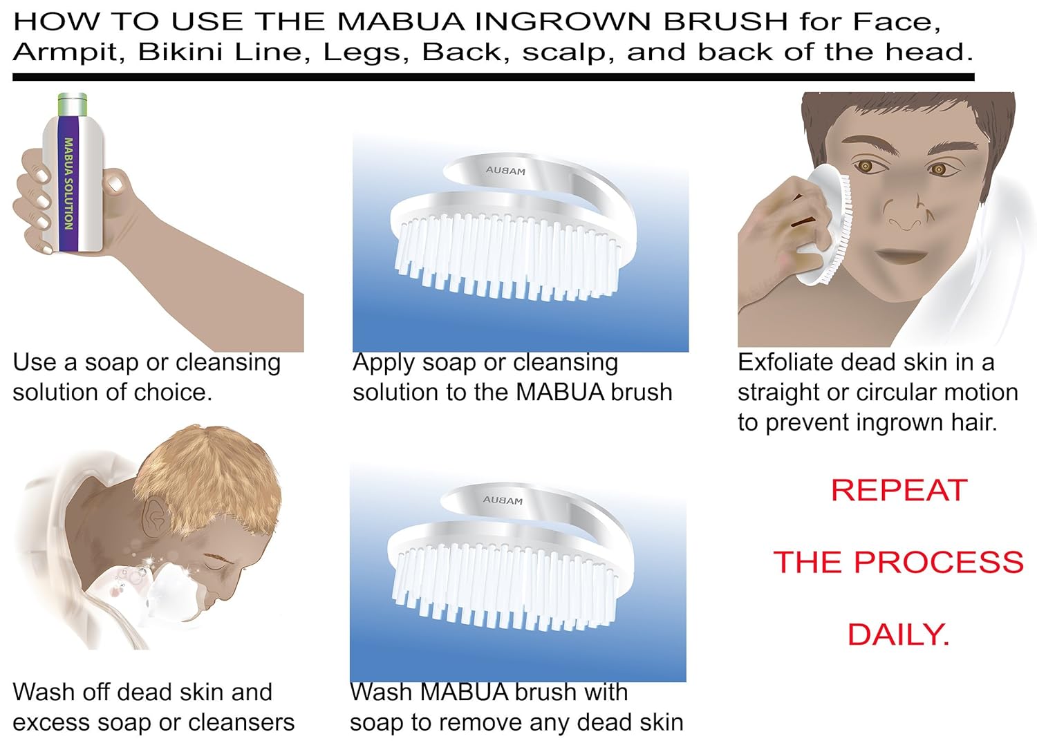 Amazon Com 2 Pieces Of Exfoliating Head Body Armpit And Facial