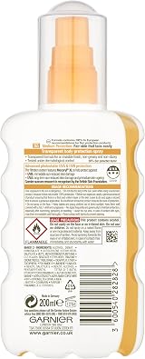 Garnier Ambre Solaire Clear Protect Spray SPF20 200ml Transparent Non Greasy view 2