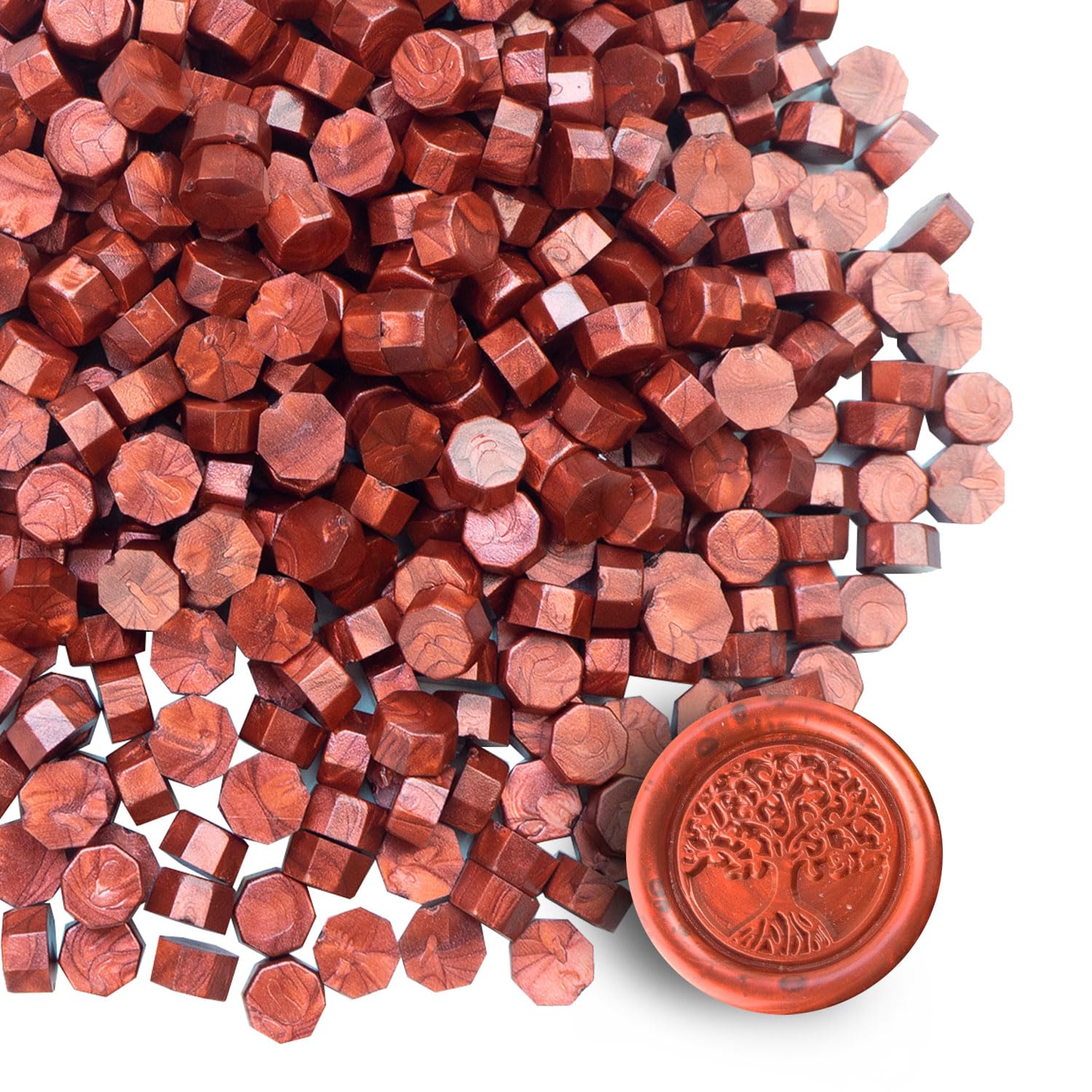 Tomgenrine Premium Wax Seal Beads - 520 New Wine Red Sealing Pellets for Letters, Greeting Cards, Wine Bottles & Crafts | Professional Quality for Wedding Invitations, Party Decor & DIY Projects