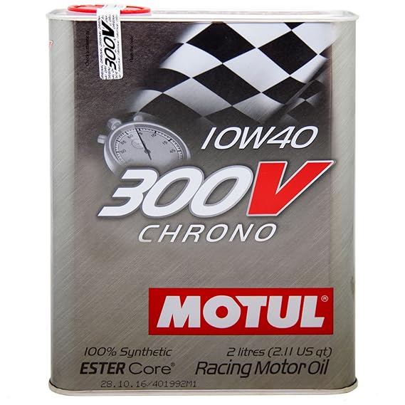 Motul 104243 Motoröl 300 V Chrono 10W-40, 2 L