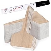 VGOODALL 120PCS 4 Inch T-Type Plant Tags, with Marker Pen, Waterproof Garden Signs for Outdoor Plants
