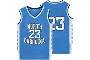 IZMBUOGAI Men's Basketball shirt North Carolina #23 Sleeveless Ventilate Basketball shirt Blue/Black/White jersey Fan Gift