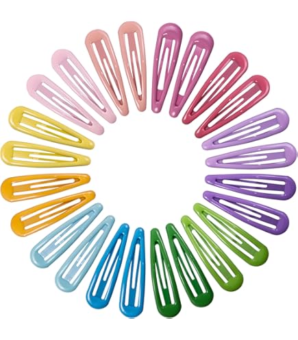 Colorful Snap Har Clps | No Slp Har Clp | Acrylc Har Clp | Snap - View #11