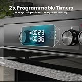 Hisense Hi6 Max 60cm Electric Cooker Induction Hob HDCEIT6C20B Jet Black view 10