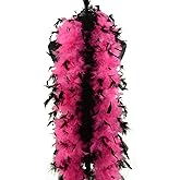 Fukang Feather Turkey Chandelle Feather Boa - 72 inch 60 Gram