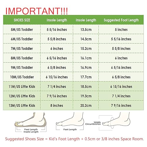 GINFIVE Toddler Little Girls Mary Janes Flats Girls Dress Shoes