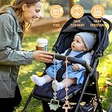 MumEZ 5 Pack Silicone Pacifier Clips Toy Safety Straps Stroller High Chair view 2