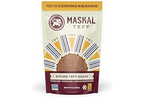 Maskal Teff Brown Teff Grain, 14 Ounce