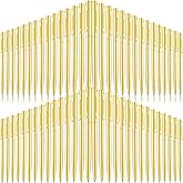 Sabary 60 Pieces Bulk Gold Pens Slim Metallic Retractable Ballpoint Pen - Black Ink 1.0 mm Medium Point, Smooth Writing for Office, Wedding Guest Books & Business Use(Gold,Stylish Style)