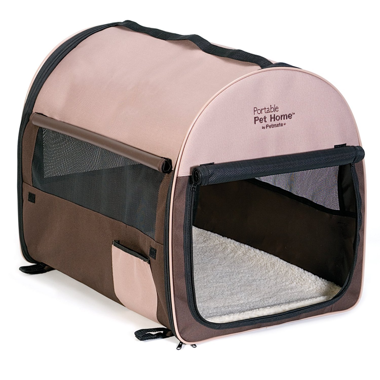 Pet Mate Portable Pet Home, Large, taupe/coffee โ image 1