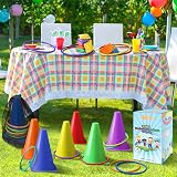 Eocolz 3-in-1 Carnival Games Set for Kids Birthday Party Outdoor Rings Bean view 8