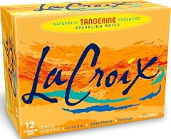 La Croix Sparkling Water, Tangerine, 12 Fl Oz (pack of 12)