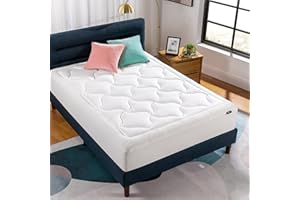 ZINUS 12 Inch Cloud Memory Foam Mattress, Queen, Fiberglass Free, Pressure Relieving, Mattress in A Box, CertiPUR-US Certified, White