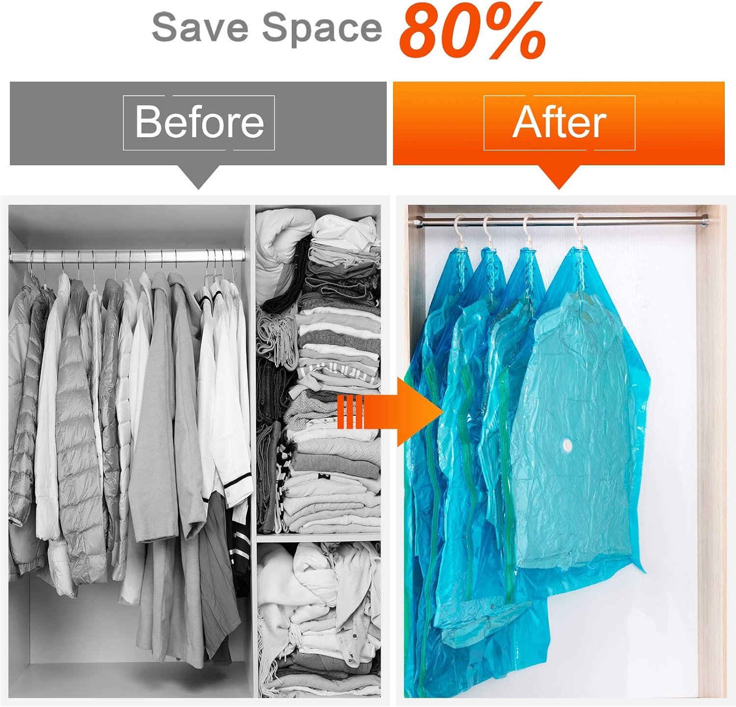 Hanging Vacuum Storage Bags - Image 3