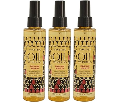 3 er Pack Matrix Oil Wonders Egyptian Hibiskus Oil 150 ml