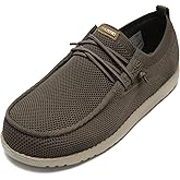 ITAZERO Men Extra Wide Shoes - 4E to 5E Wide Toe Box Shoes for Men XX Wide Width Swollen Feet - Men's Loafers & Slip-ons with Arch Support Insole for Plantar Fasciitis