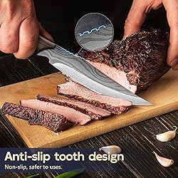 Dragon Creek Steak Knives Set of 6, High-Carbon