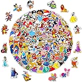 100pcs Mixed Cartoon Disney Stickers for Kids,Cool Cute Waterproof Vinyl Cartoon Decal for Water Bottle Laptop Bike Guitar Phone Skateboard Luggage