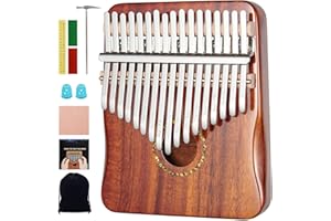 WOGOD Kalimba Thumb Piano 17 Key Finger Piano (Kalimba-Orange)
