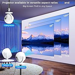 L-mix Mini 4k smart portable projector with