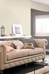 Crown Matt Emulsion Paint 5L Antique Cream Walls Ceilings Breatheasy Low Odour view 2