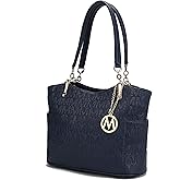 MKF Collection Shoulder Bag Handbag for Women, Vegan Leather Satchel Bag ladies Tote Bag, Top-Handle Purse by Mia K