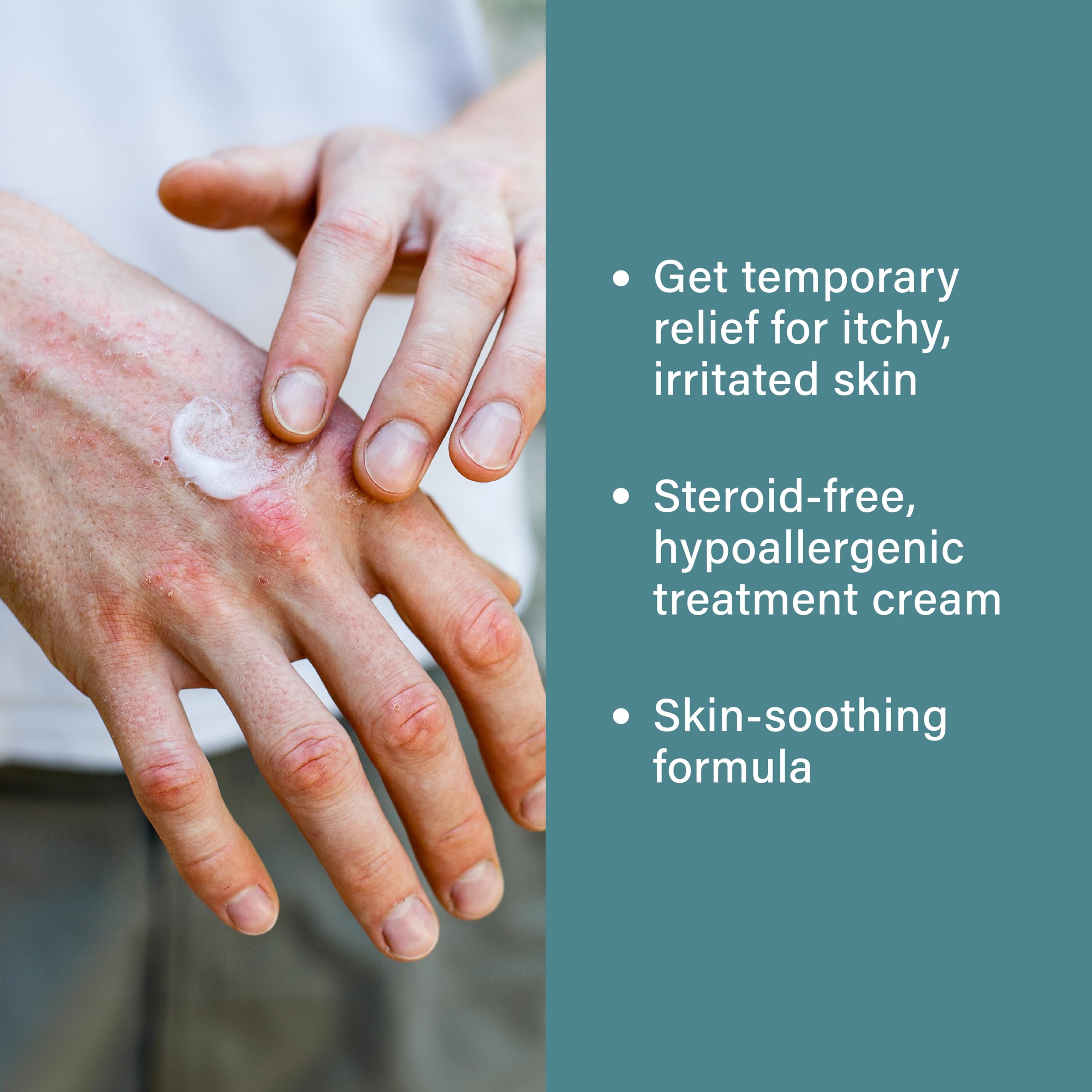 Sarna Eczema Relief Skin Protectant Lotion, with 2% Colloidal Oatmeal, Temporarily Protects and Helps Relieve Minor Skin Irritation and Itching Due to Eczema and Rashes, Steroid-Free, 7.5oz