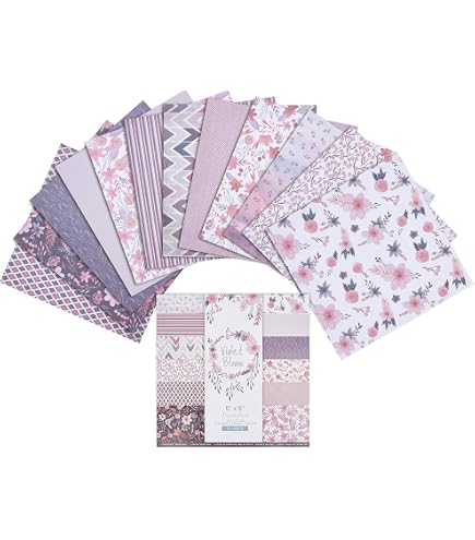 1Set 24 Sheet 12 Styles Patterned Paper Pad 15.2x15.2cm...