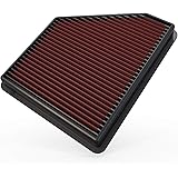 K&N Engine Air Filter: High Performance, Premium, Washable, Replacement Filter: Fits 2010-2015 Chevy Camaro, Camaro SS, Camar