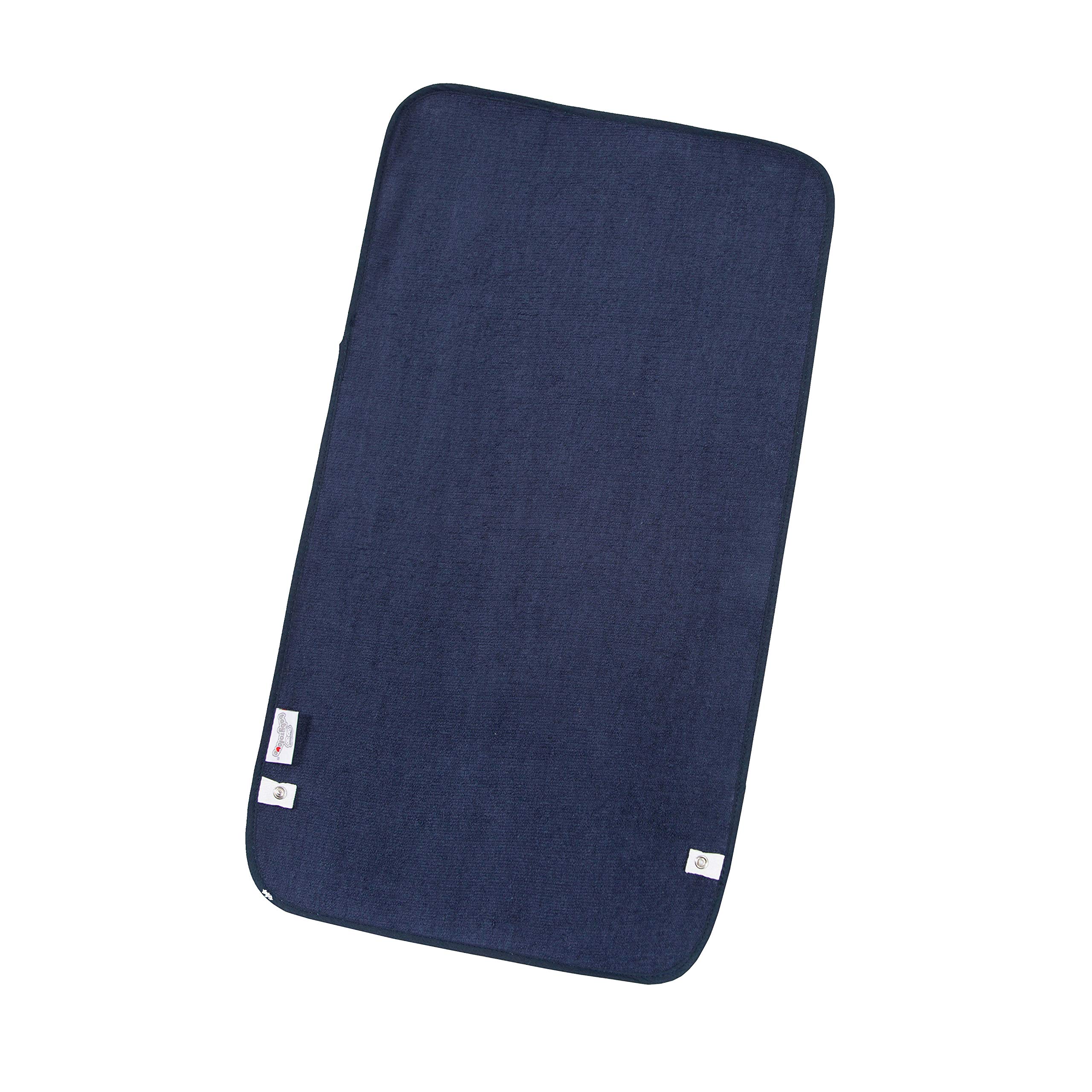 Baby-to-Love Waterproof Changing Pad Liners, Baby Boy Burp Cloth, Changing Table Pad (Blue Stripes, Bundle)