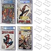 12pcs Comic Book Display Manga Shelves Stand Wall Mount Comic Frame Holder | Clear Acrylic, Floating Display for Comic Books, Graded Comics &amp; Magazines Shelf Stand