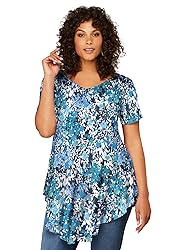 Roaman's Women's Plus Size Swing Ultra Femme Tunic