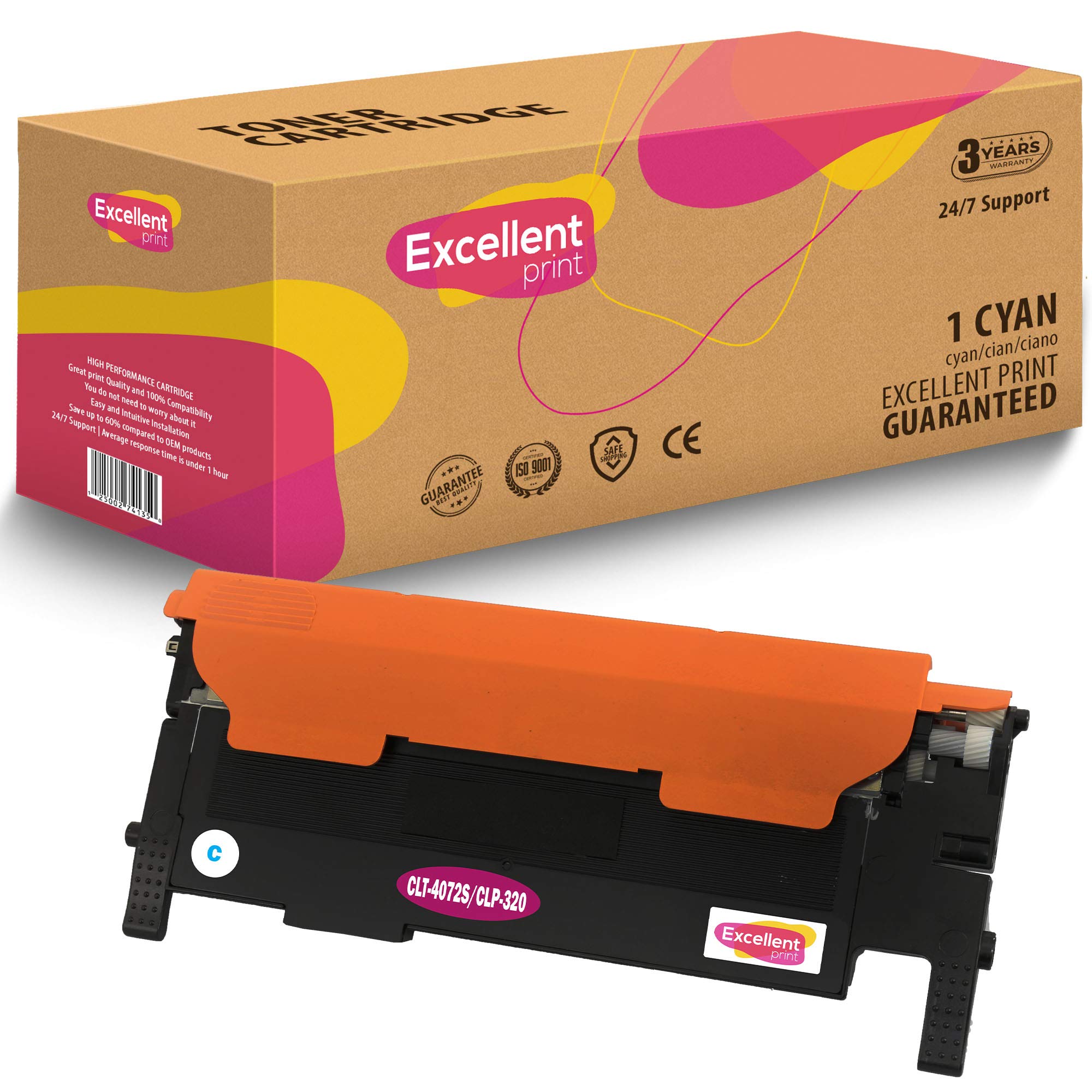 Excellent Print CLT-4072S CLP-320 Compatible Toner cartridge for Samsung CLX-3180 CLP-325W CLX-3185FW CLP-320N