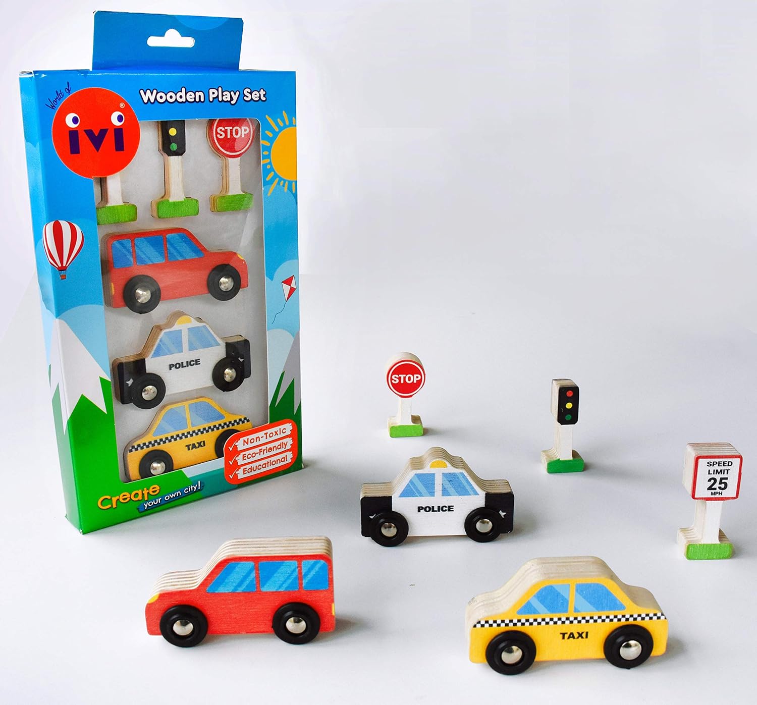 montessori car toys