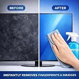Betron Screen Cleaner Spray 500ml with Microfibre Wipes & Brush view 5
