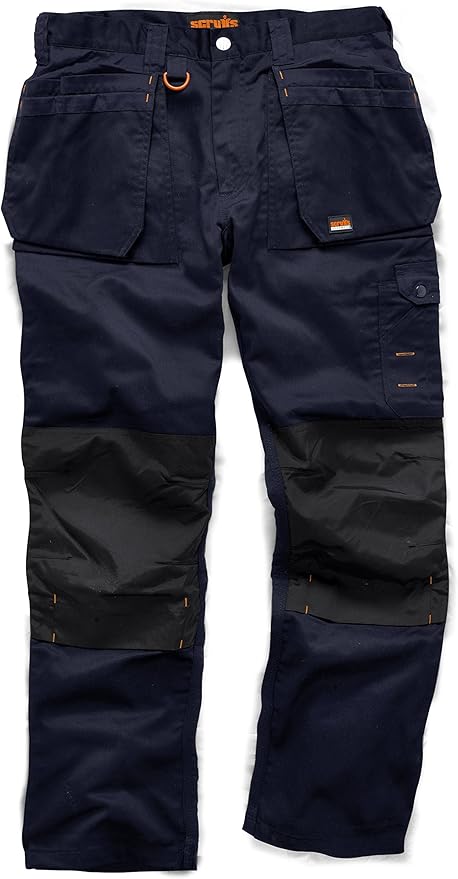 next navy work trousers