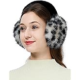 Rulala Fancy Women's Winter Earmuffs Plush Faux Fur Ear Muffs Outdoor SKI Ear Warmers for Cold Weather