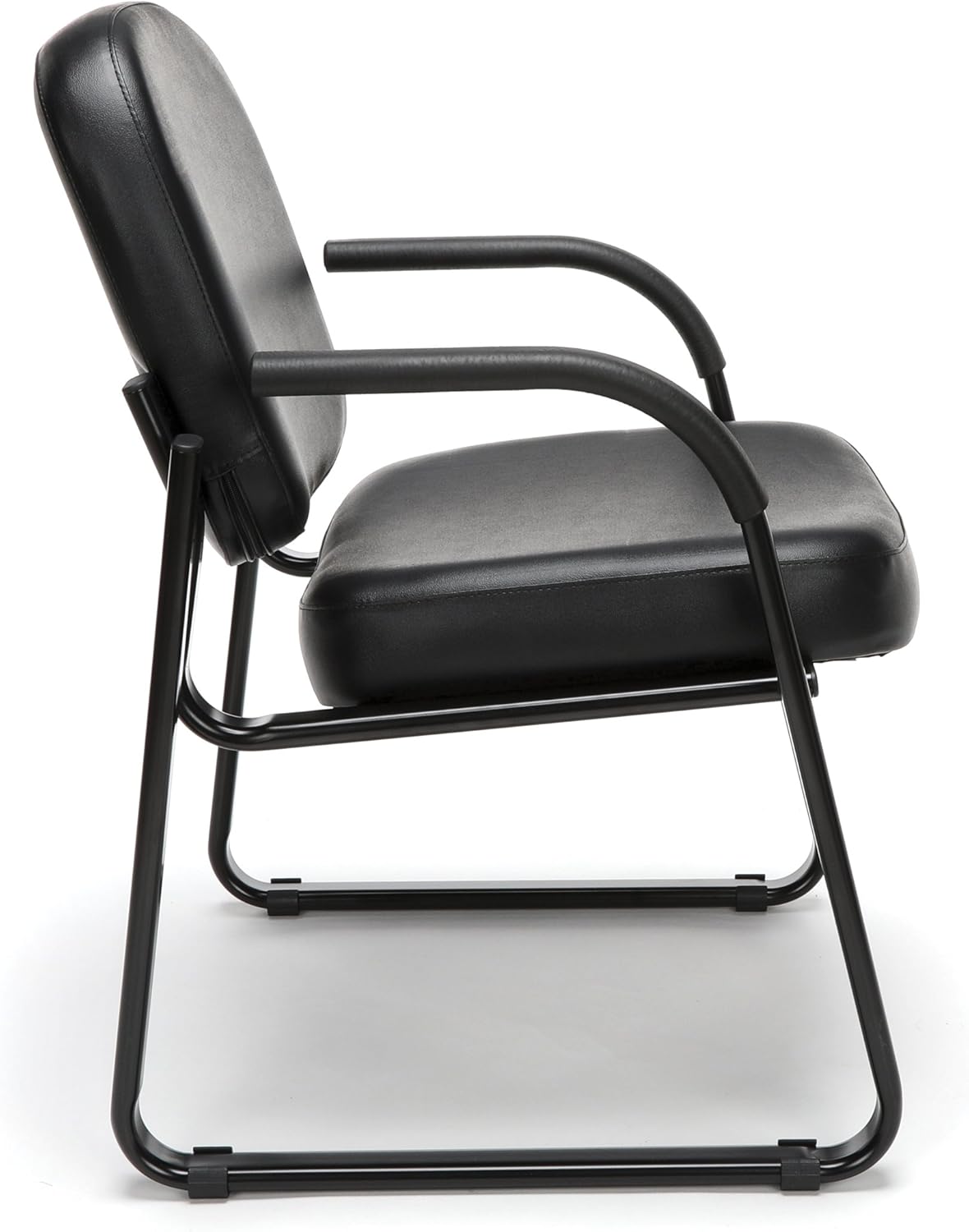 OFM 403-VAM Guest and Reception Chair with Arms, Black: Furniture & Decor