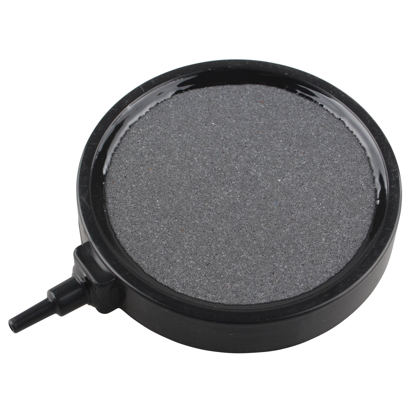HALJIA 5-Inch Carborundum Round Bubble Disk Airstone Air Stone for Hydroponics Aquarium Fish Tank Pump, Aquarium Pond Tank