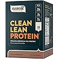 Nuzest - Pea Protein Powder - Clean Lean Protein, Premium Vegan Plant Based Protein Powder, Dairy Free, Gluten Free, GMO Free, Protein Shake, Rich Chocolate, 0.9 oz, (Pack of 10)