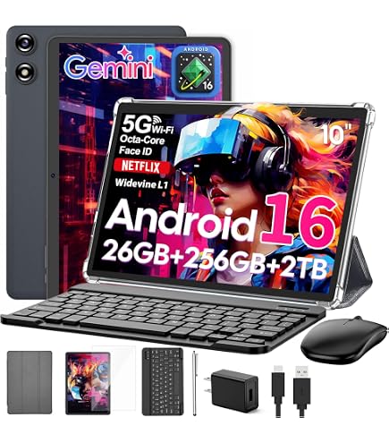 Amazon.com : Android Tablet with Keyboard - Android 16 tablet with