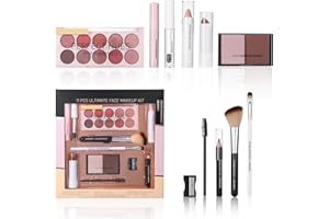 Erinde All in One Makeup Kit for Women, Makeup Sets for Teens Girls,10 colors Eyeshadow Palette, Concealer, 2-in-1 Highlighte