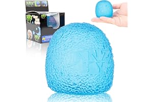 ANZHY Squishy Stress Balls - Sensory Toys for Kids with Unique Needs - Fosters Creativity, Focus, and Fun - Great for Classrooms, Home, and Playtime (Blue Ellipsoid)