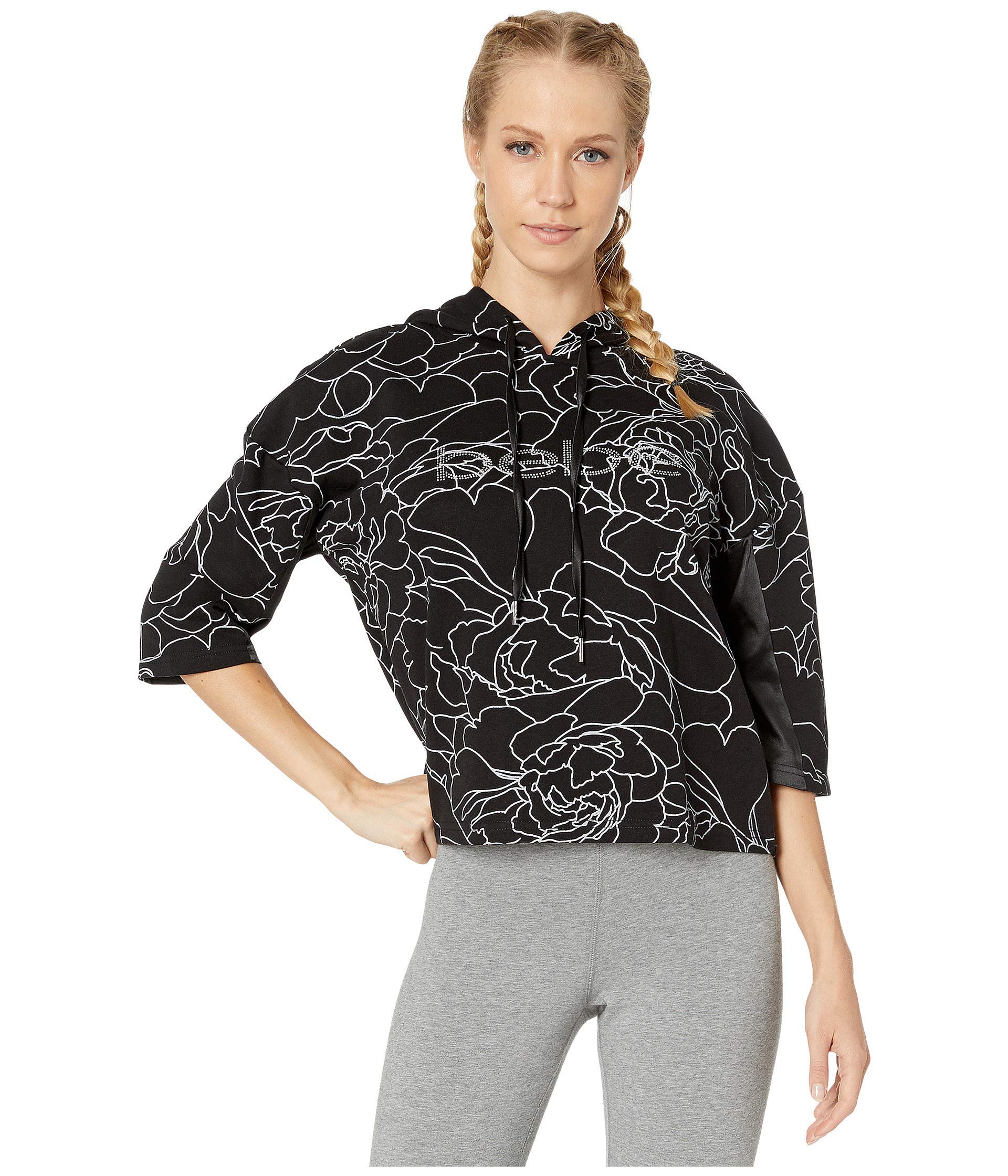 Bebe Sport Women S Satin Trim Hoodie Buy Online In Angola At Angola Desertcart Com Productid